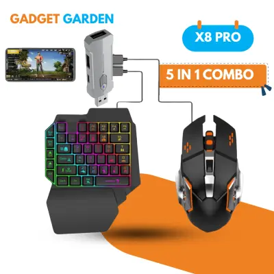 5 in 1 Gaming Combo Latest(x8 & mix se+ Controller)